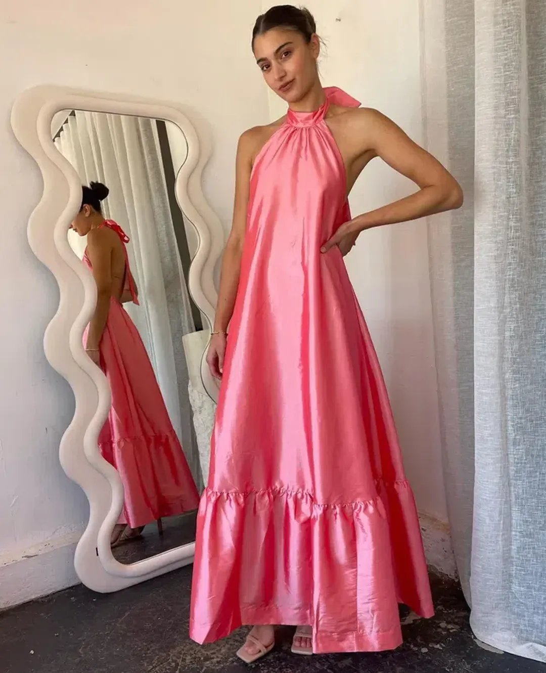Hansen and Gretal Gateau Gown Pink Size AU 8 for rent on The Volte - main image