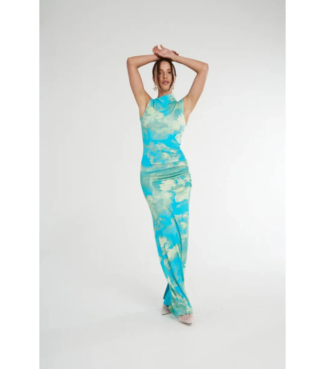 Summi Summi Valentina Maxi Dress Lemon Lumen Size AU 8 for rent on The Volte - main image