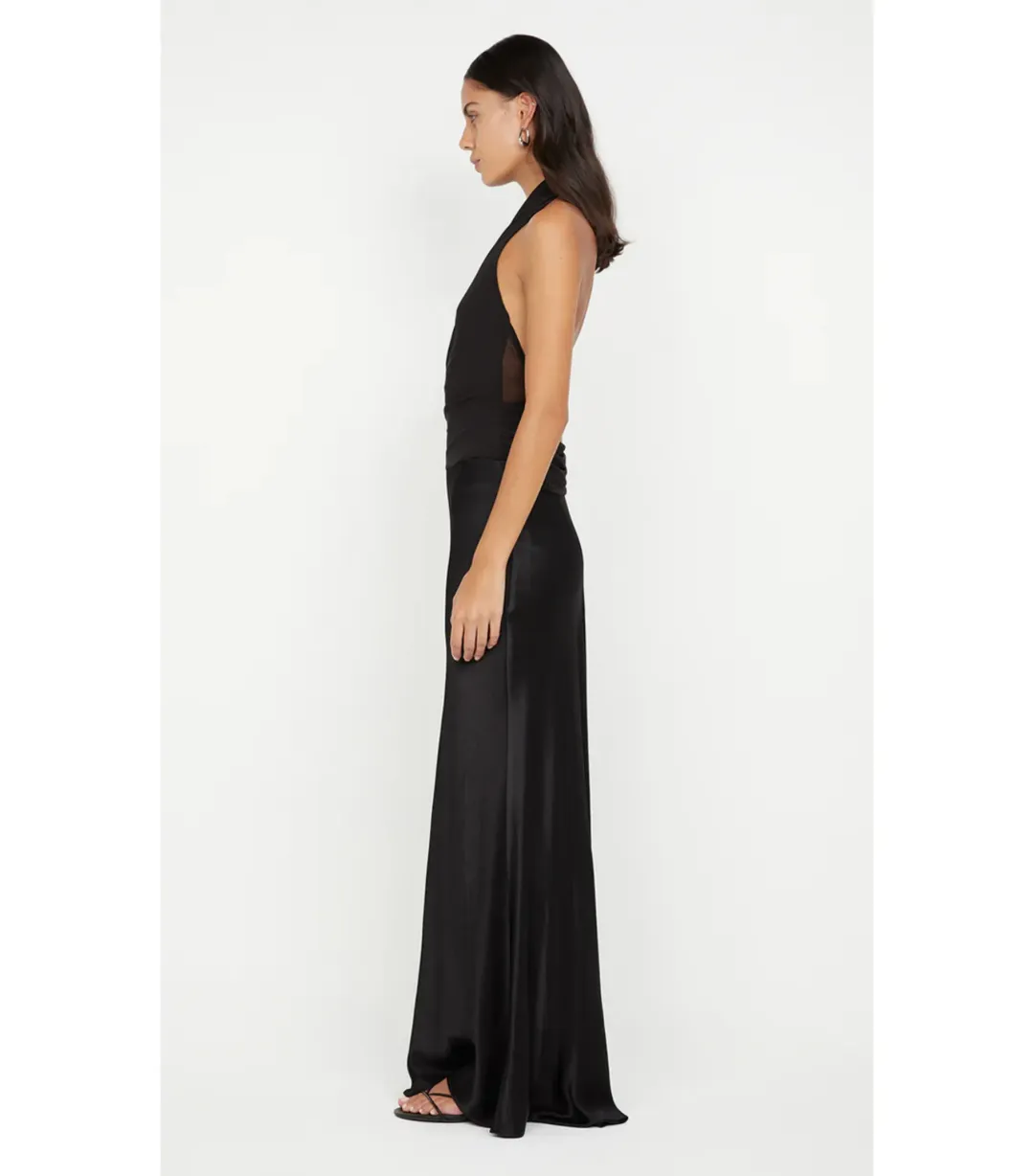 Bec + Bridge Ida Halter Maxi Dress Black Size 8 for rent on The Volte - main image
