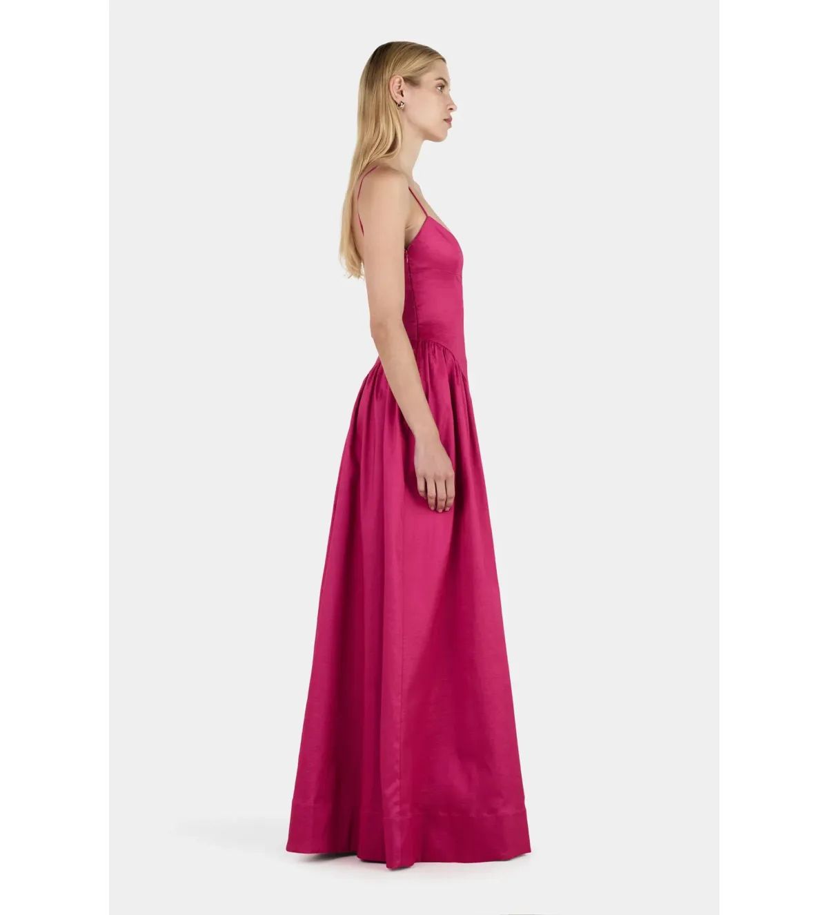 Hansen and Gretel Bellini Taffeta Gown Magenta Size AU 8 - Image 3