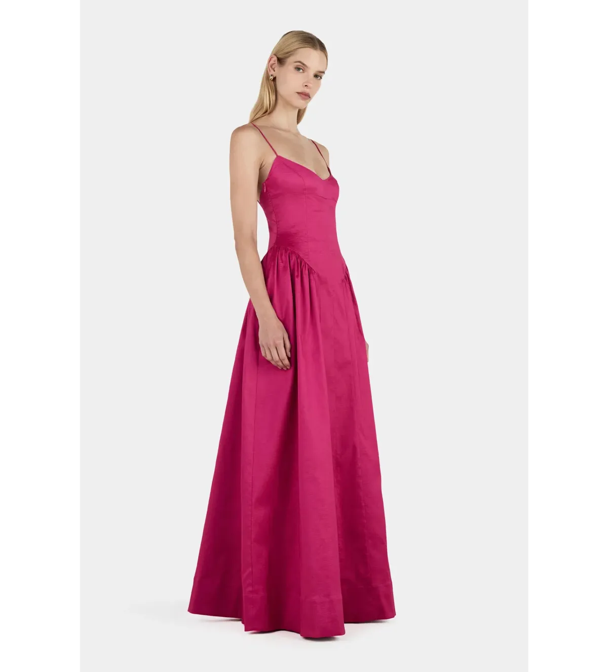 Hansen and Gretel Bellini Taffeta Gown Magenta Size AU 8 - Image 2