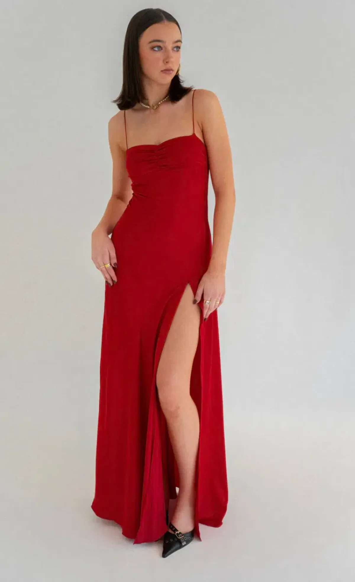 HNTR The Label Gaia Gown Red Size AU 6 - Image 1