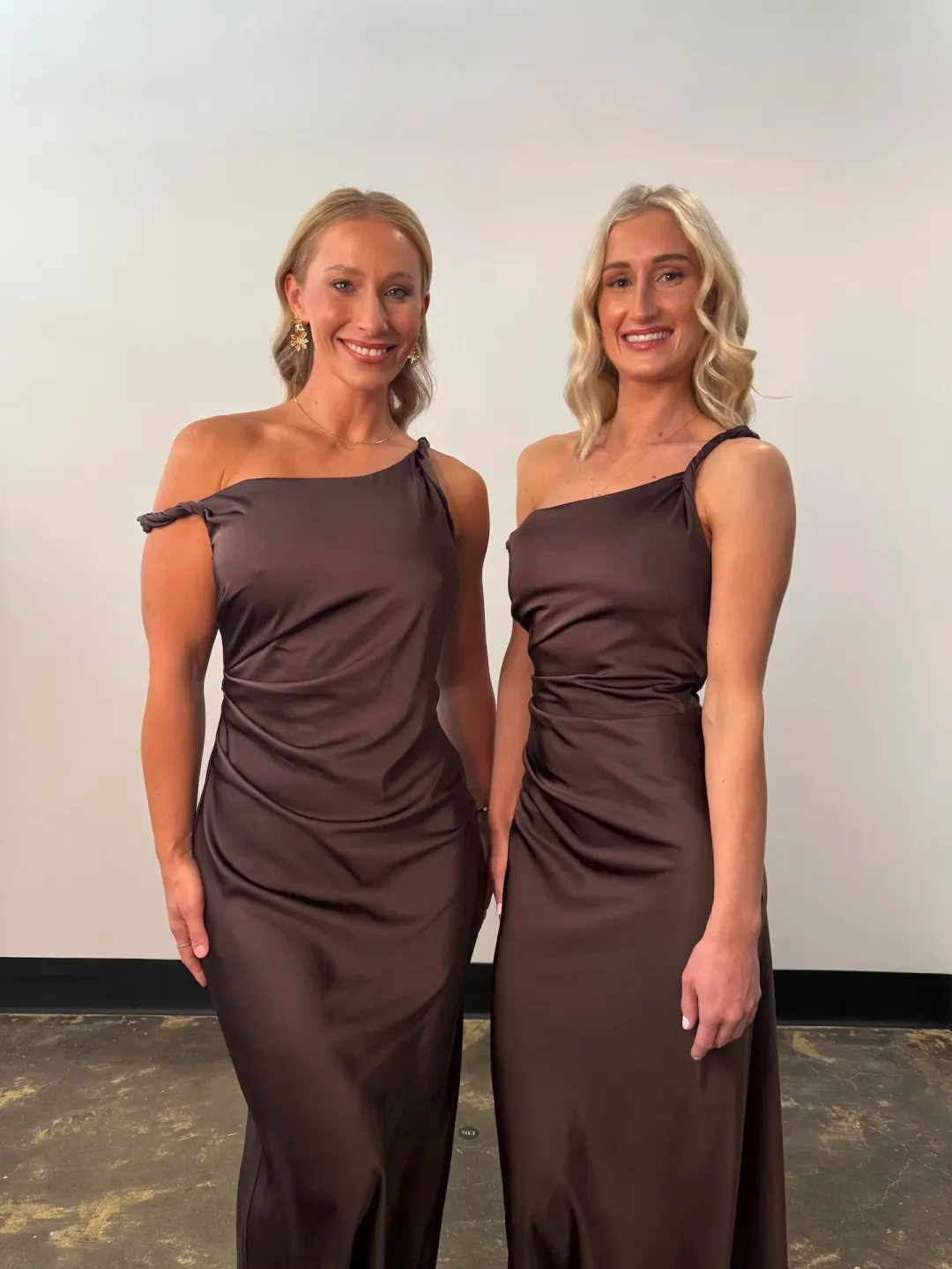 Bec & Bridge Lunetta Twist Strap Dress Maxi Dark Chocolate Size AU 8 for rent on The Volte - main image