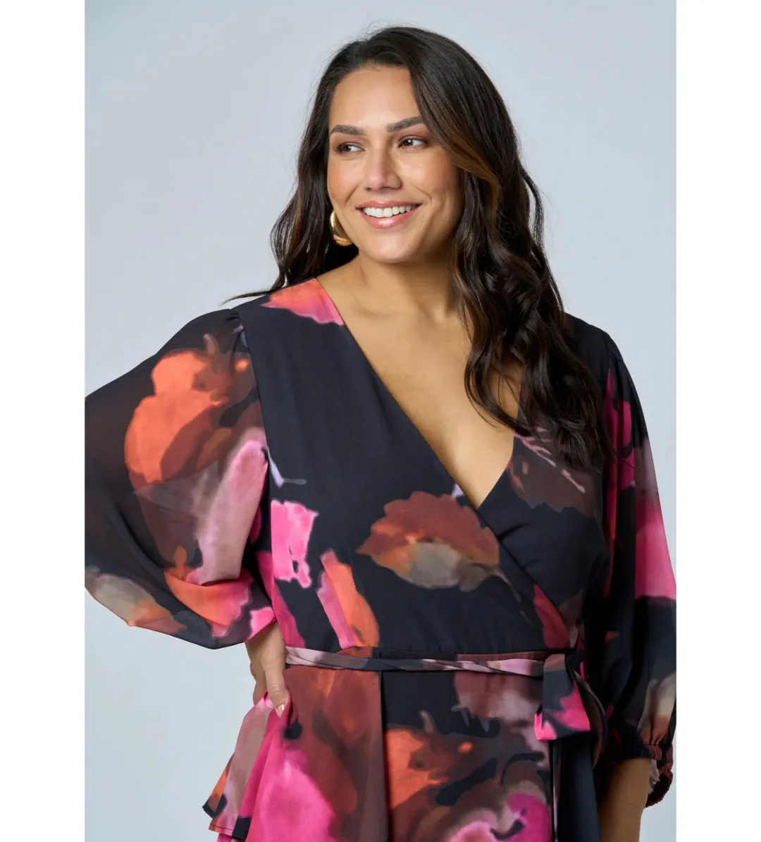 Curve Project Temptress Dress in Pink Dusk Size 22 for rent on The Volte - main image