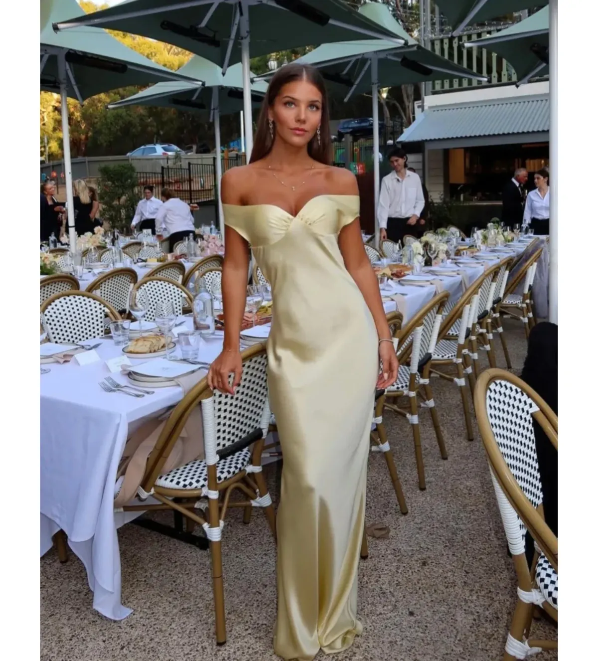 Natalie Rolt Bridget Maxi Dress in Lemon Size AU 6 - Image 2