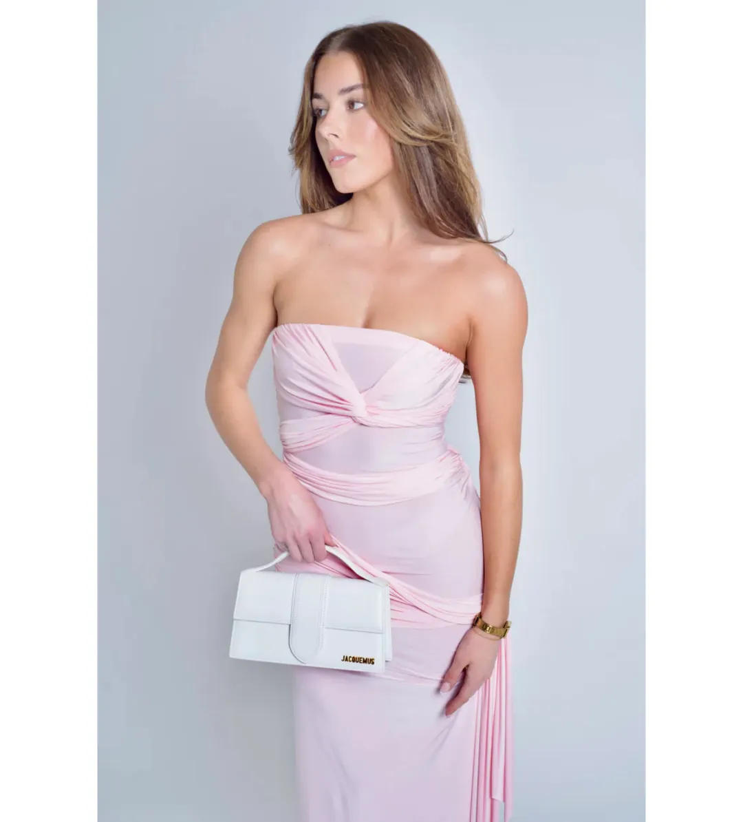 Natalie Rolt Miranda Gown in Blossom Pink Size AU 6 for rent on The Volte - main image