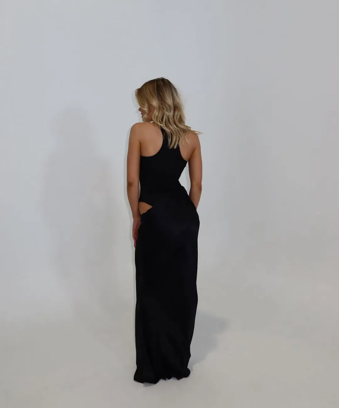 Camila Coelho Estella Maxi Dress Black Size 6 for rent on The Volte - main image