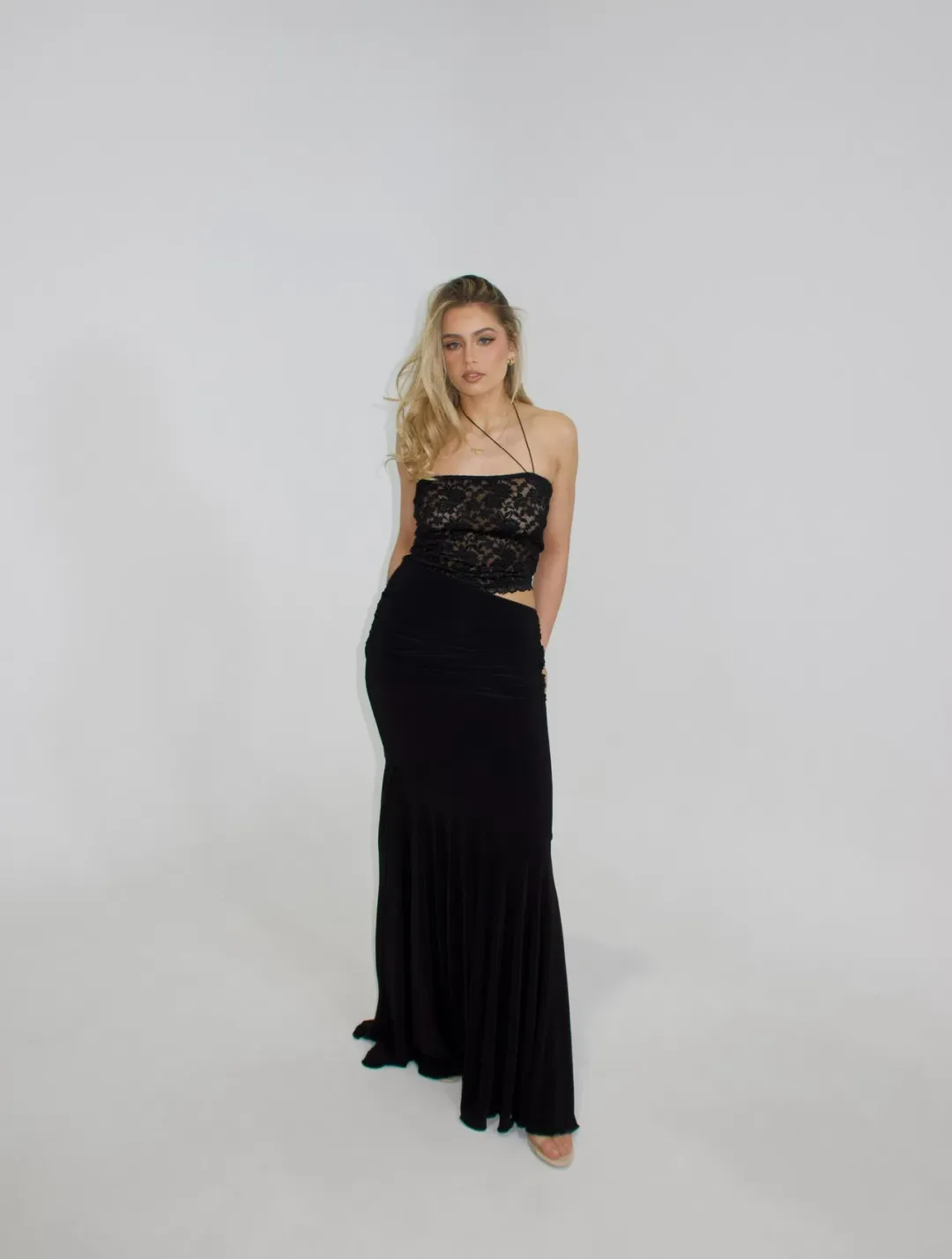 Deconduarte Ilona Maxi Black Size AU 8 for rent on The Volte - main image