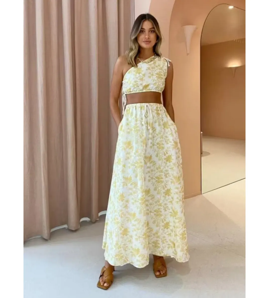 Sir The Label Clementine Multi Dress Multi Size 2 / AU 10 for rent on The Volte - main image