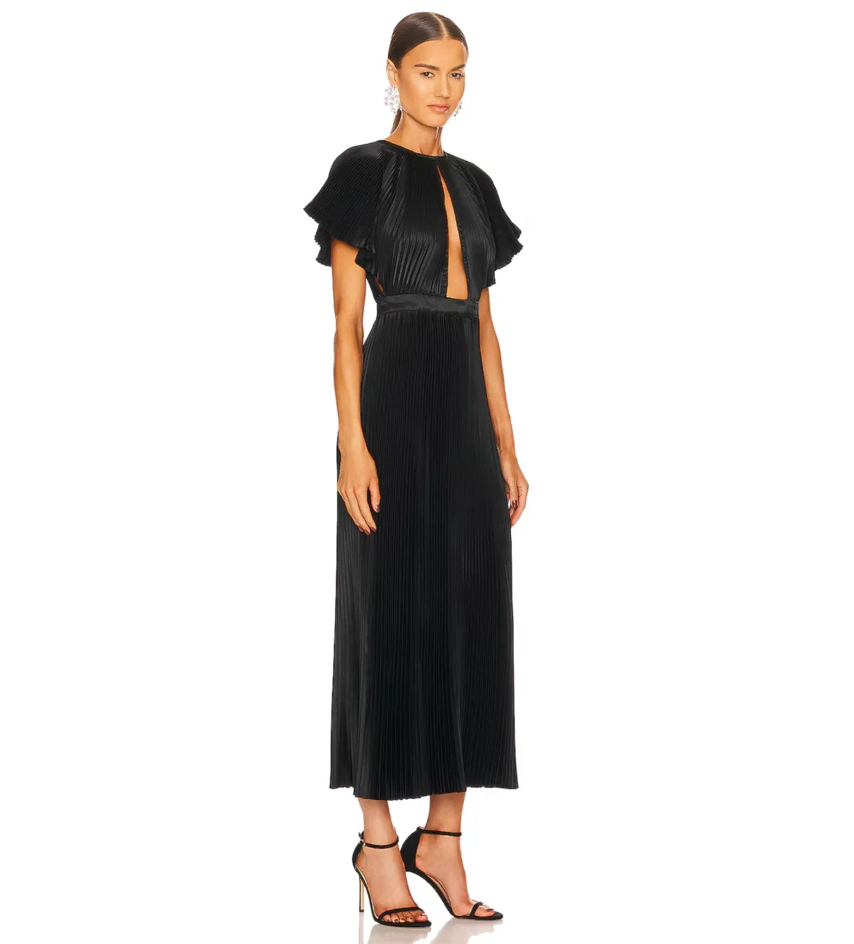 L’Idee Theatre Maxi Gown in Noir Size AU 8 - Image 2