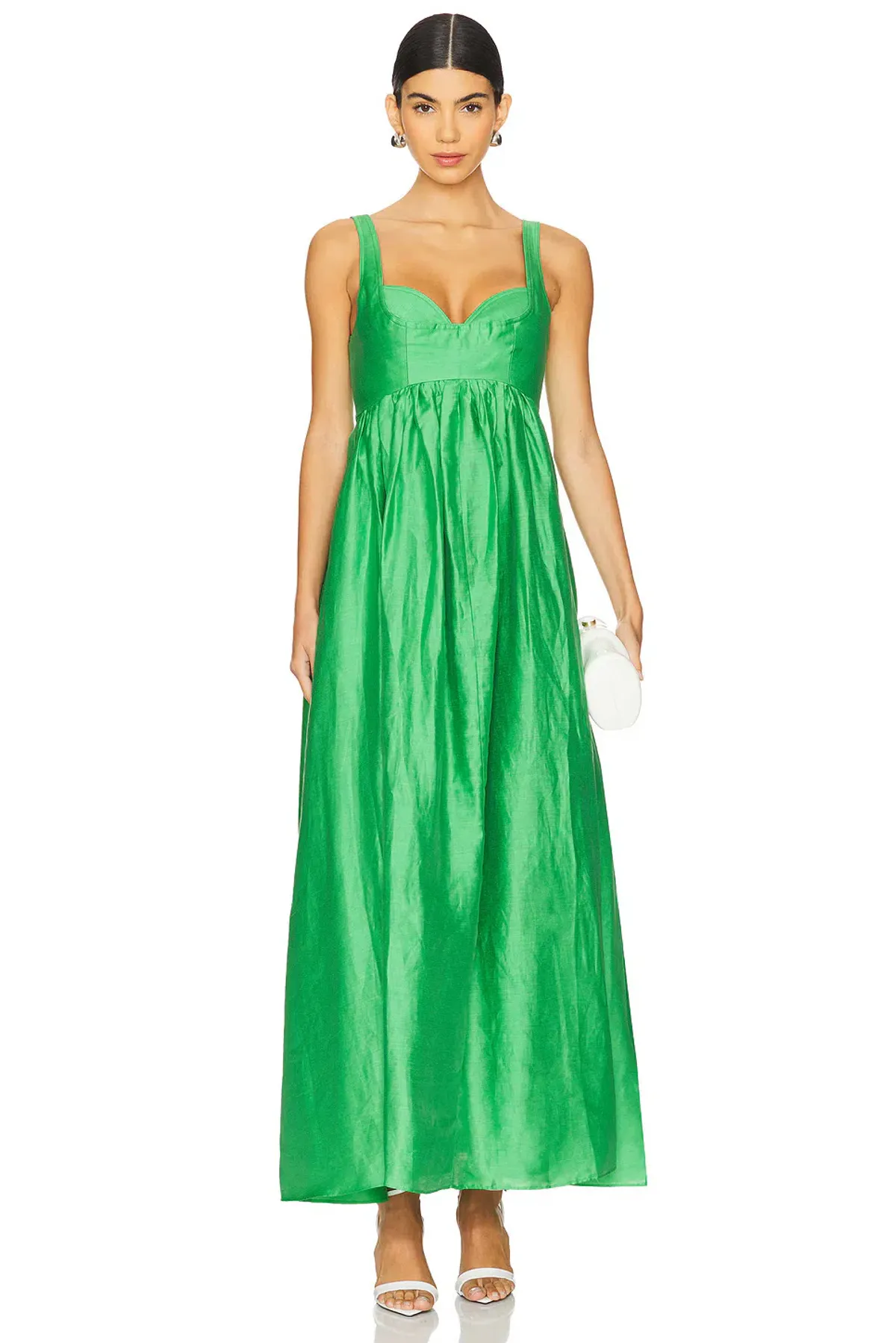 Acler Sandgate Maxi Dress Shamrock Green Size AU 12 - Image 1
