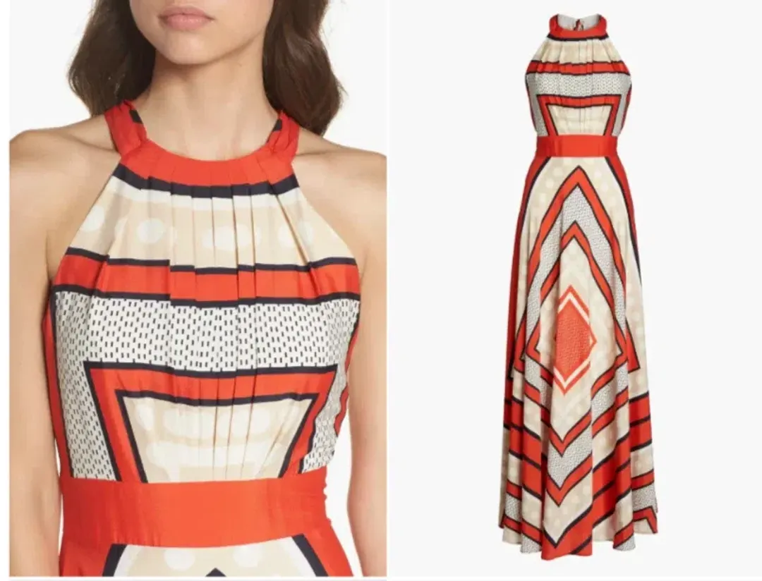 Eliza J  Fit & Flare Maxi Dress  for rent on The Volte - main image