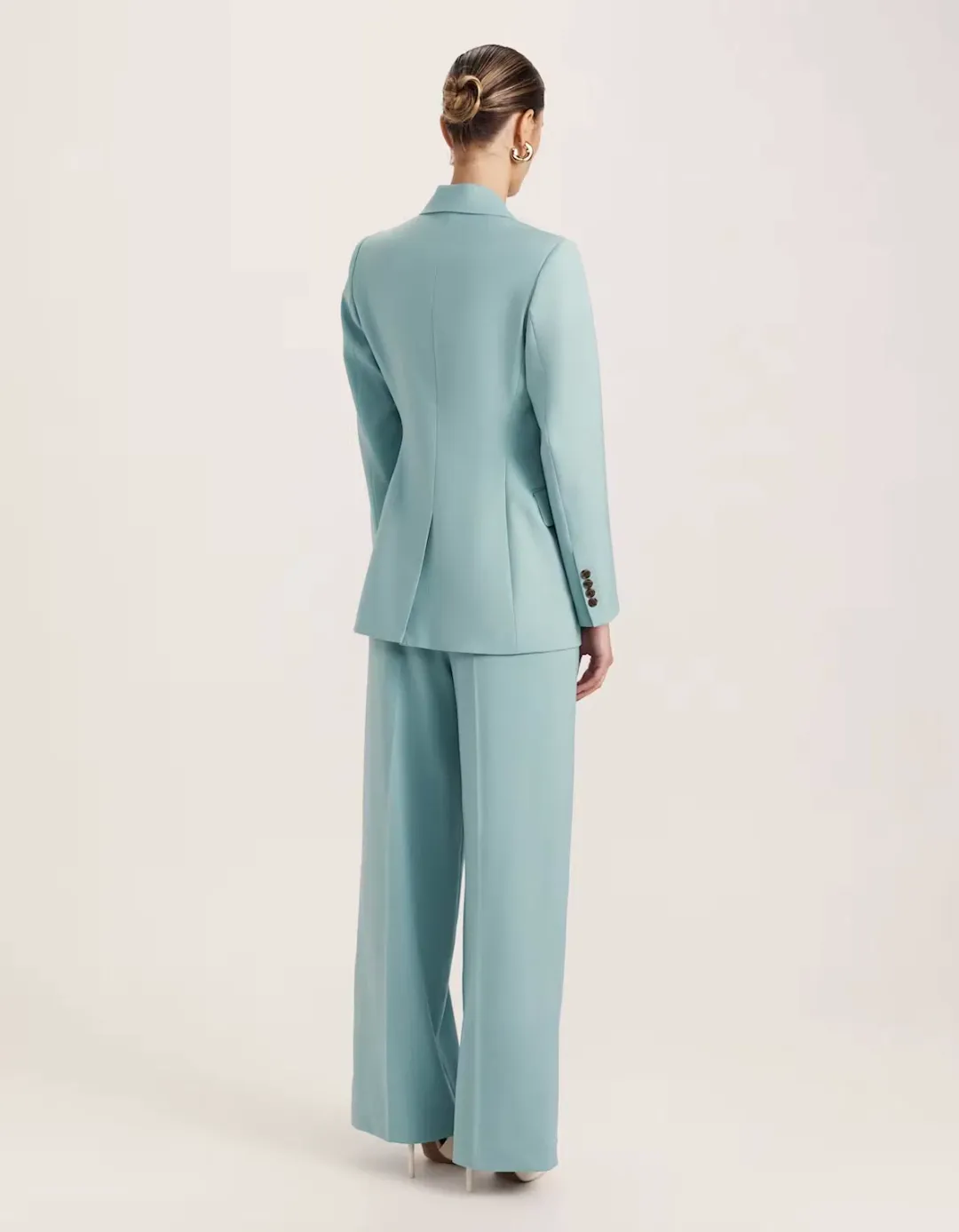 Saba Suki Classic Wide Leg Pant Mint Size 12 for rent on The Volte - main image