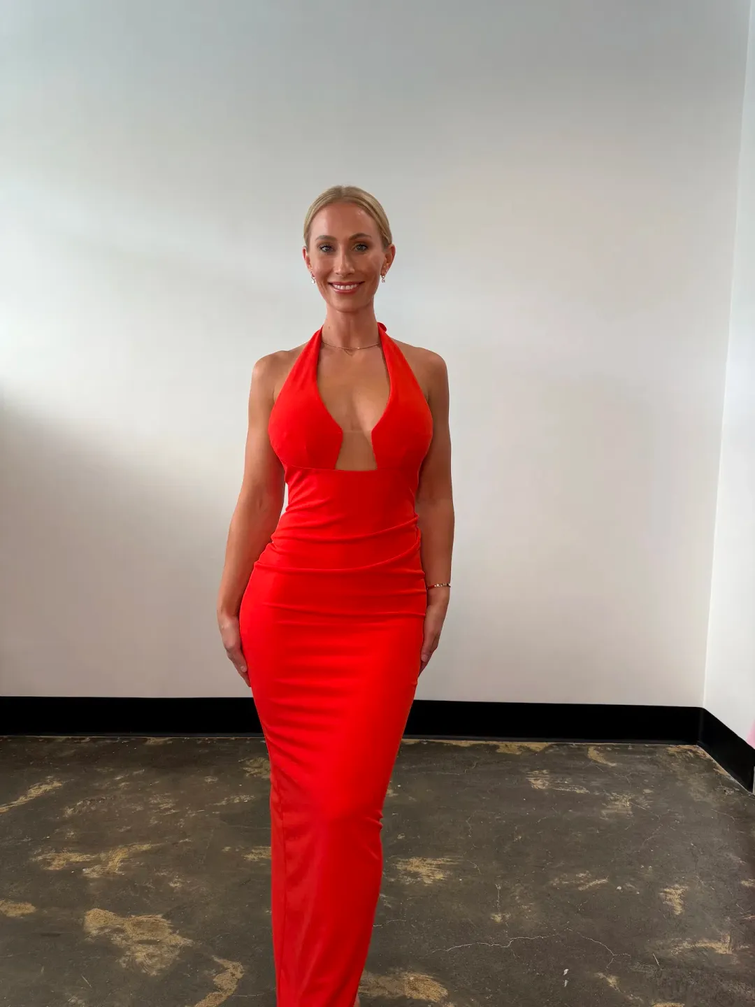 Love Nookie Demi Gown in Cherry Size M/AU10 for rent on The Volte - main image