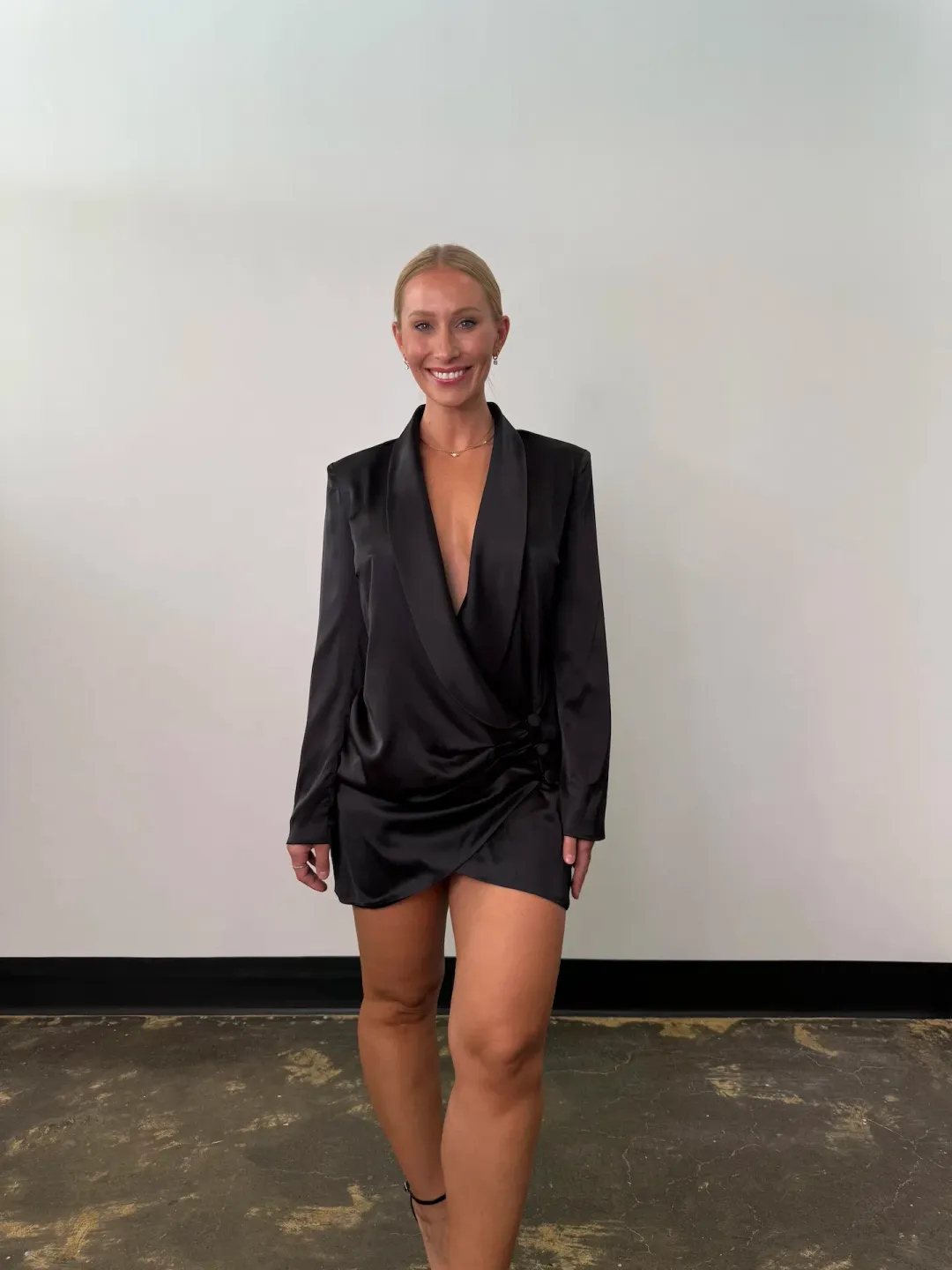 Love Nookie Penelope Blazer Dress  Black Size 10 for rent on The Volte - main image