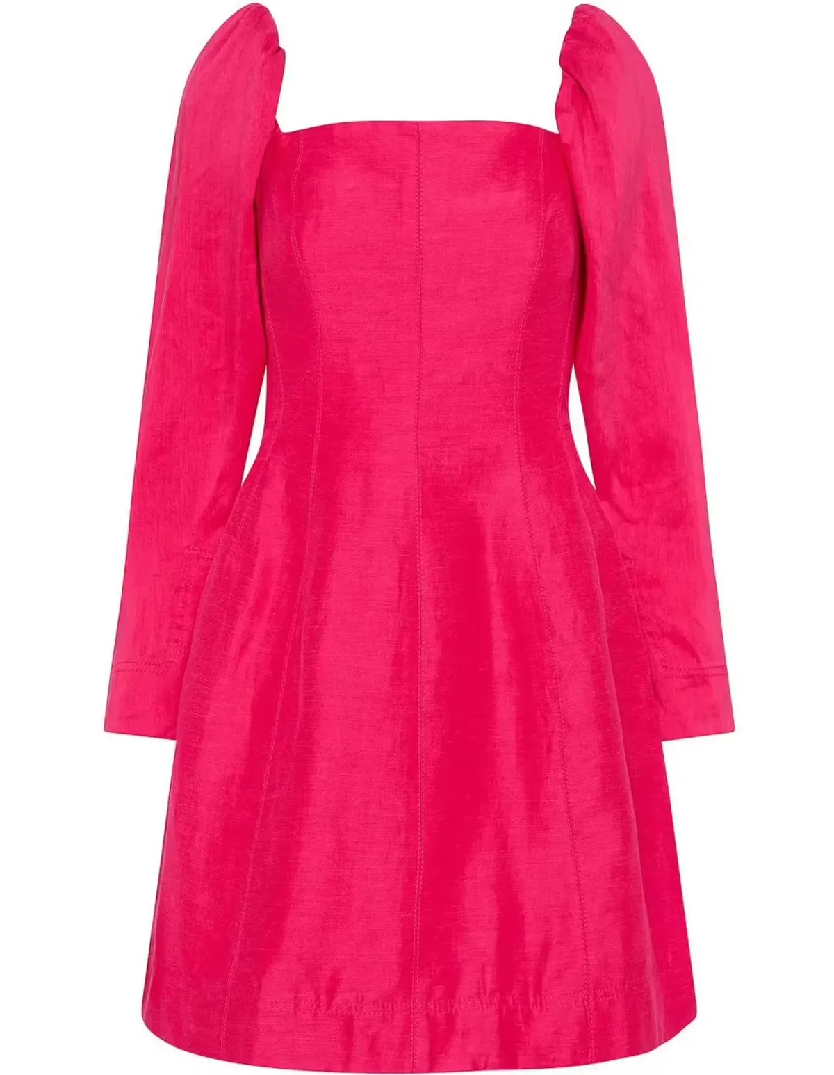 Aje Baret Sleeved Mini Dress in Pink Size 12 - Image 5