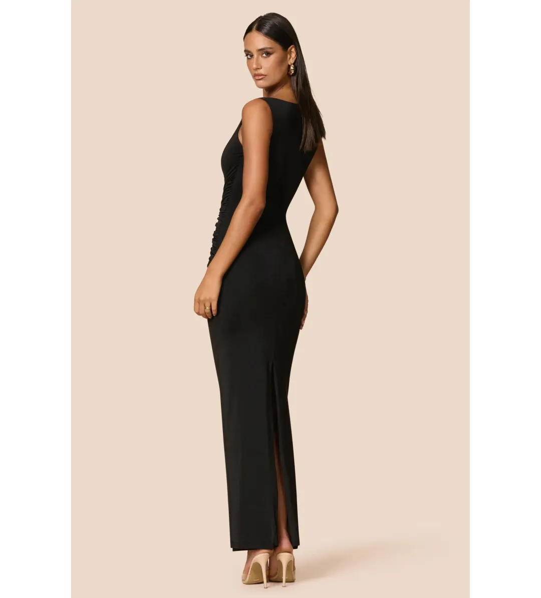 Love Nookie Kaia Maxi Dress Black Size AU 12 for rent on The Volte - main image