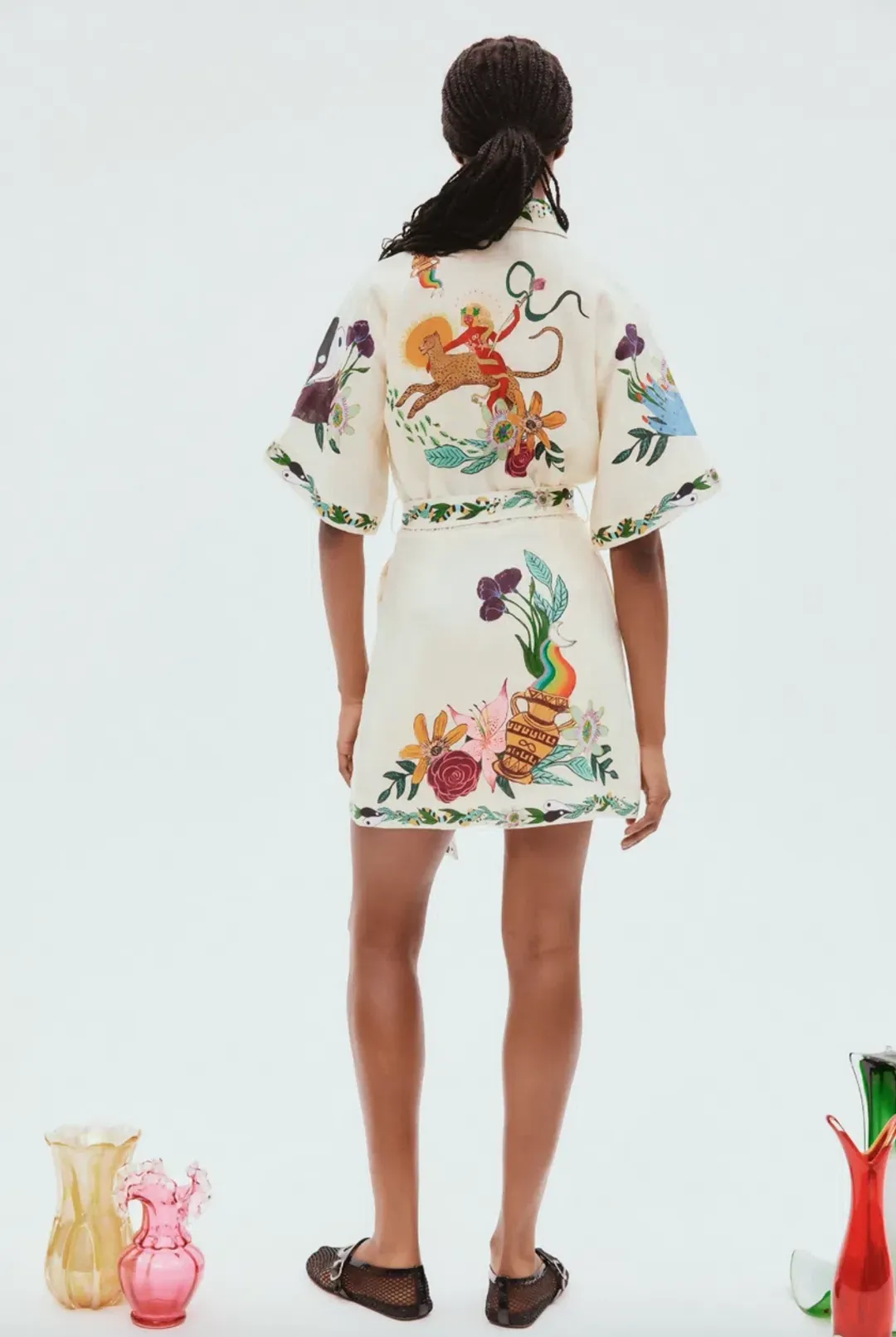 Alemais Meagan Mini Dress Multi Size 16 for rent on The Volte - main image