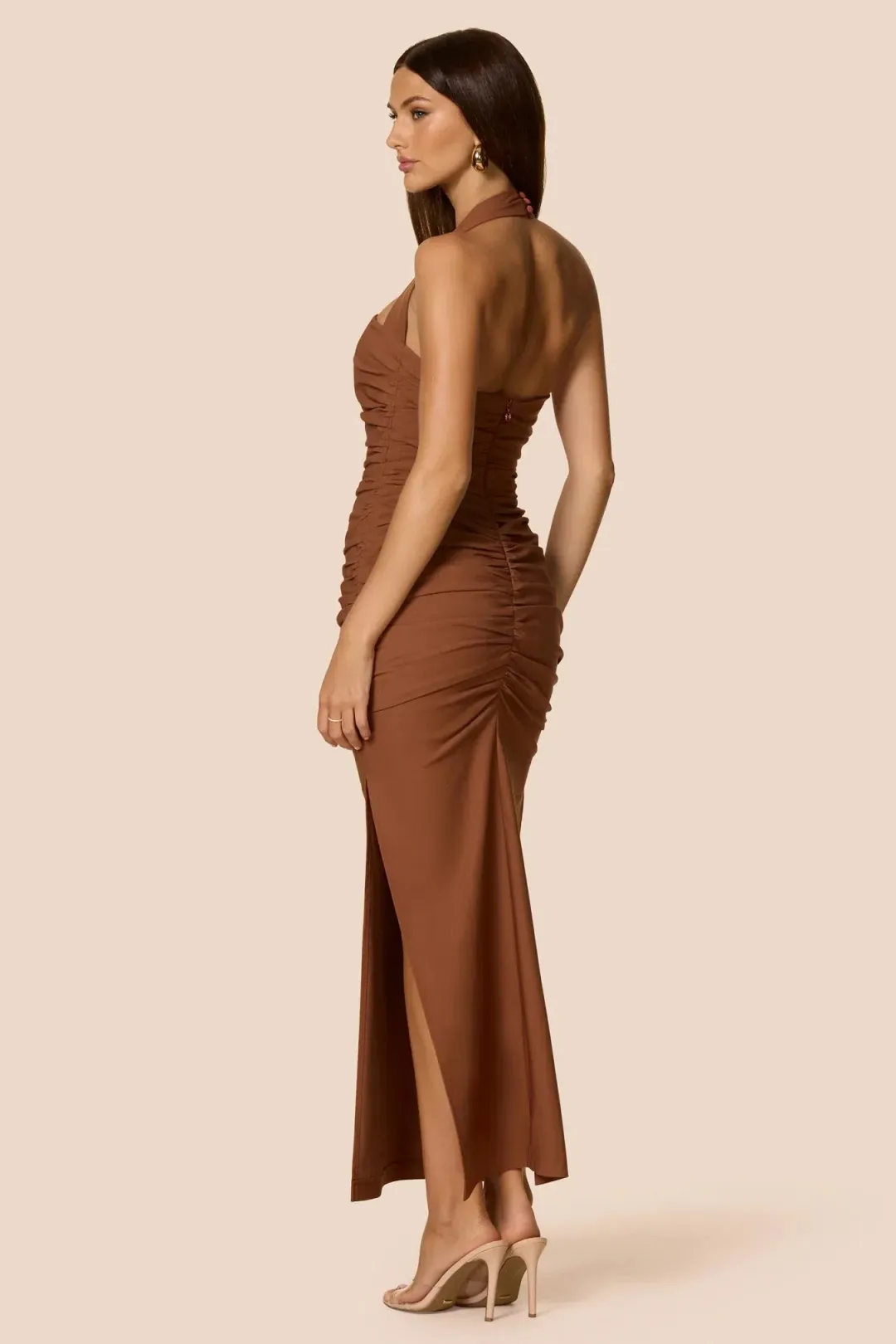 Love Nookie Zenya Maxi Dress in Caramel Size S / AU8 for rent on The Volte - main image