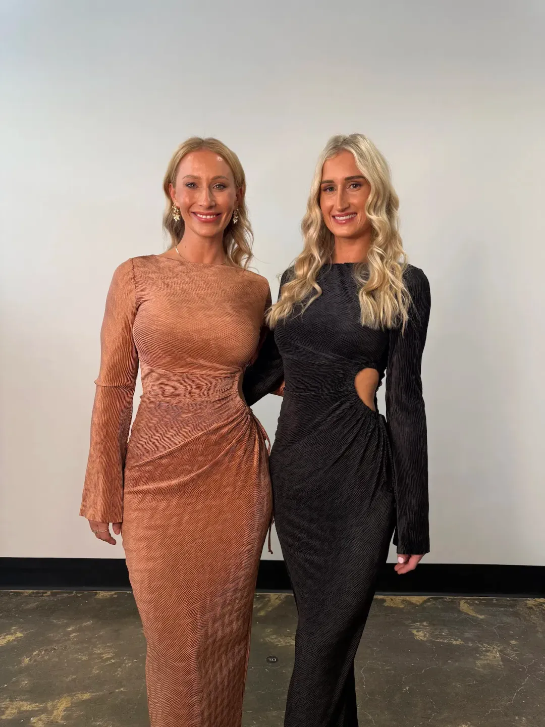 Love Nookie Mirage L/S Maxi Gown Black Size AU 8 for rent on The Volte - main image