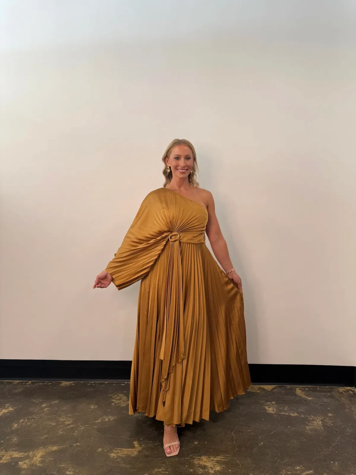 Acler Sadgill Maxi Dress Caramel Size 14 - Image 1