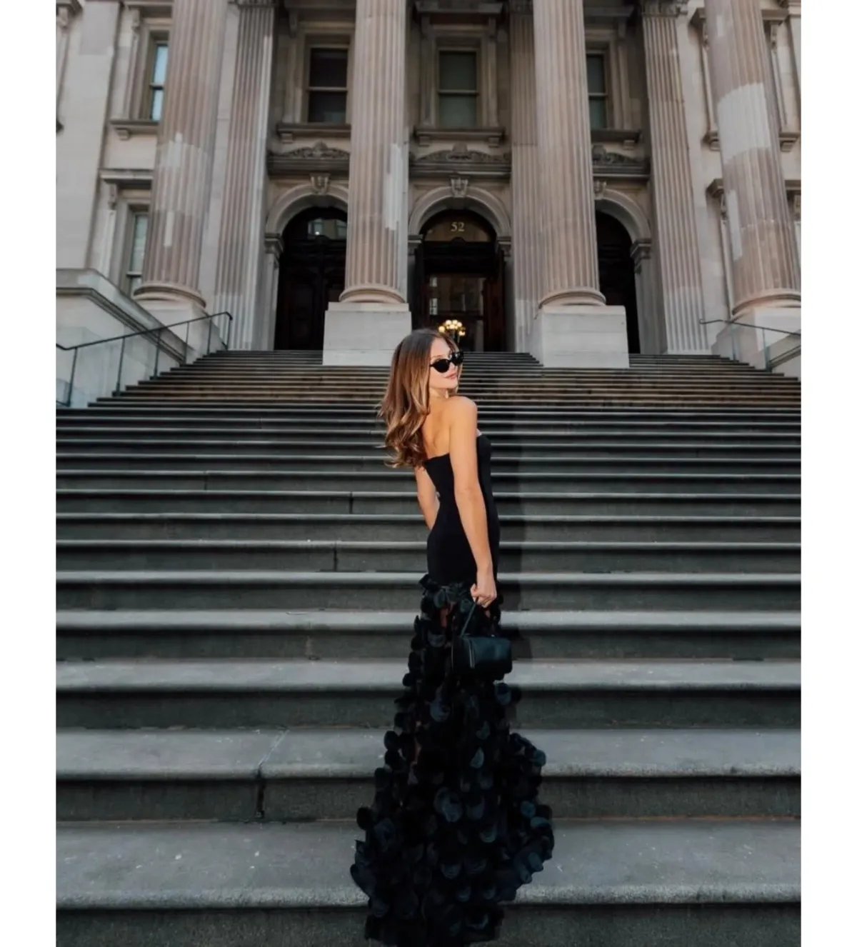 Bronx and Banco Harper Strapless Gown Black Size S AU 8 - Image 5