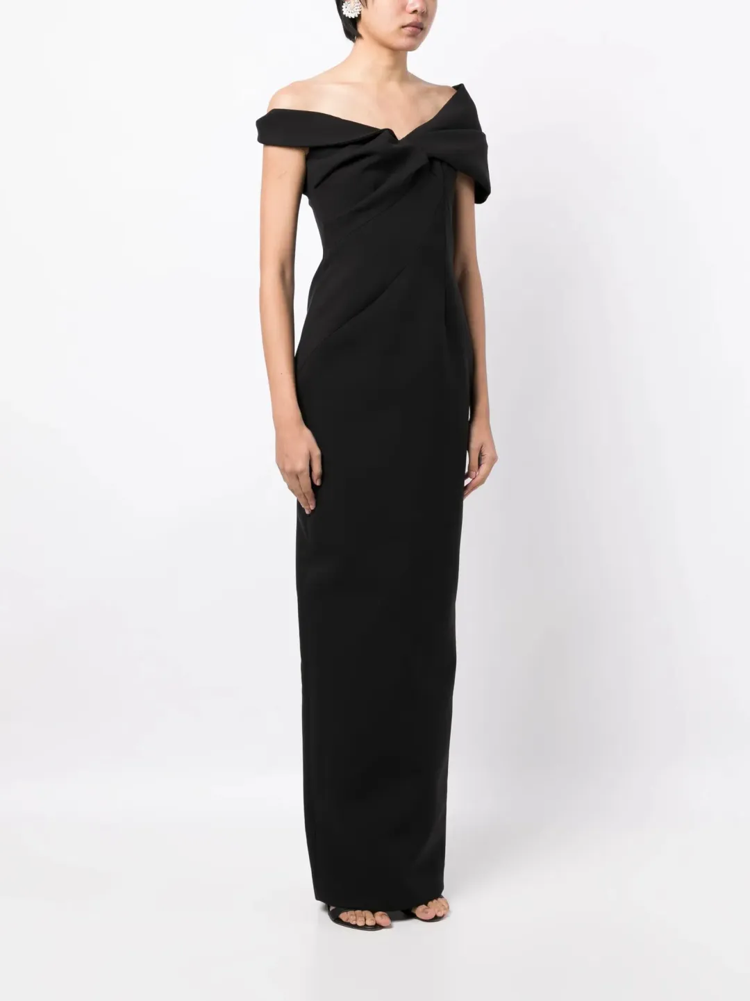 Rachel Gilbert Matteo Maxi Gown Black Size 0 / AU 6 for rent on The Volte - main image