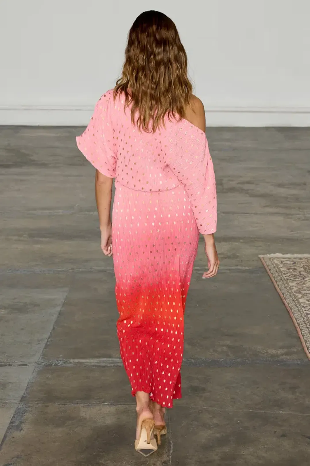 Never Fully Dressed Tilly Dress Pink Ombre Size S/Au 8  for rent on The Volte - main image