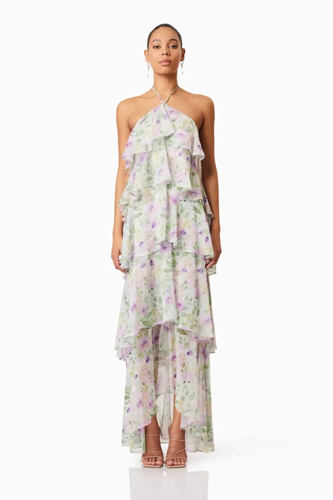 Elliatt Mirabelle Cocktail Maxi Dress Floral Size AU 12 for rent on The Volte - main image