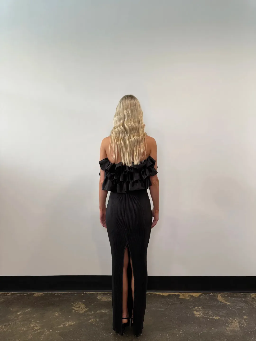 LIDEE WOMAN PARIS TUBE DRESS / BLACK / SIZE 8 for rent on The Volte - main image