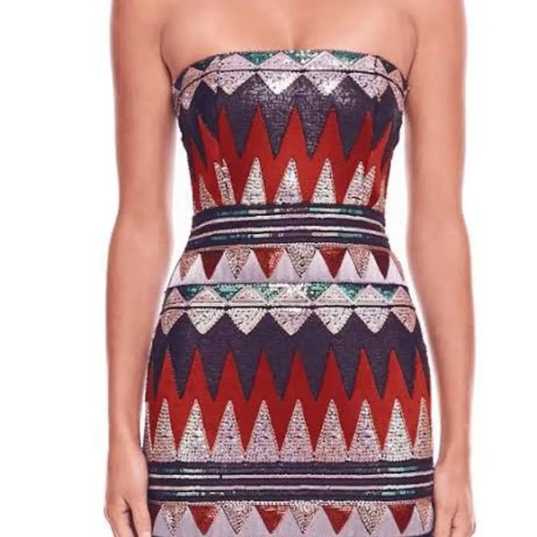 Eliya the Label Perplex Dress Multi Sequin Size 6  for rent on The Volte - main image