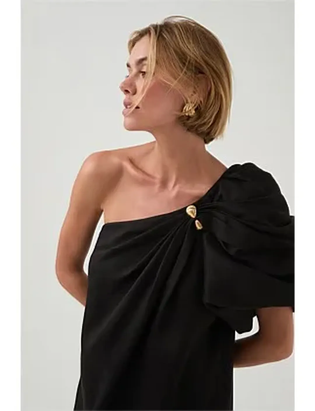 Aje Cira Mini Dress Black Size 8 for rent on The Volte - main image