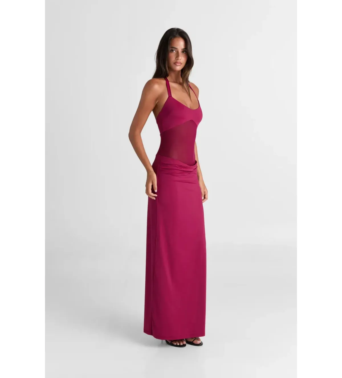 Sasha Therese Sariya Maxi Dress Ruby Size AU 6 - Image 2