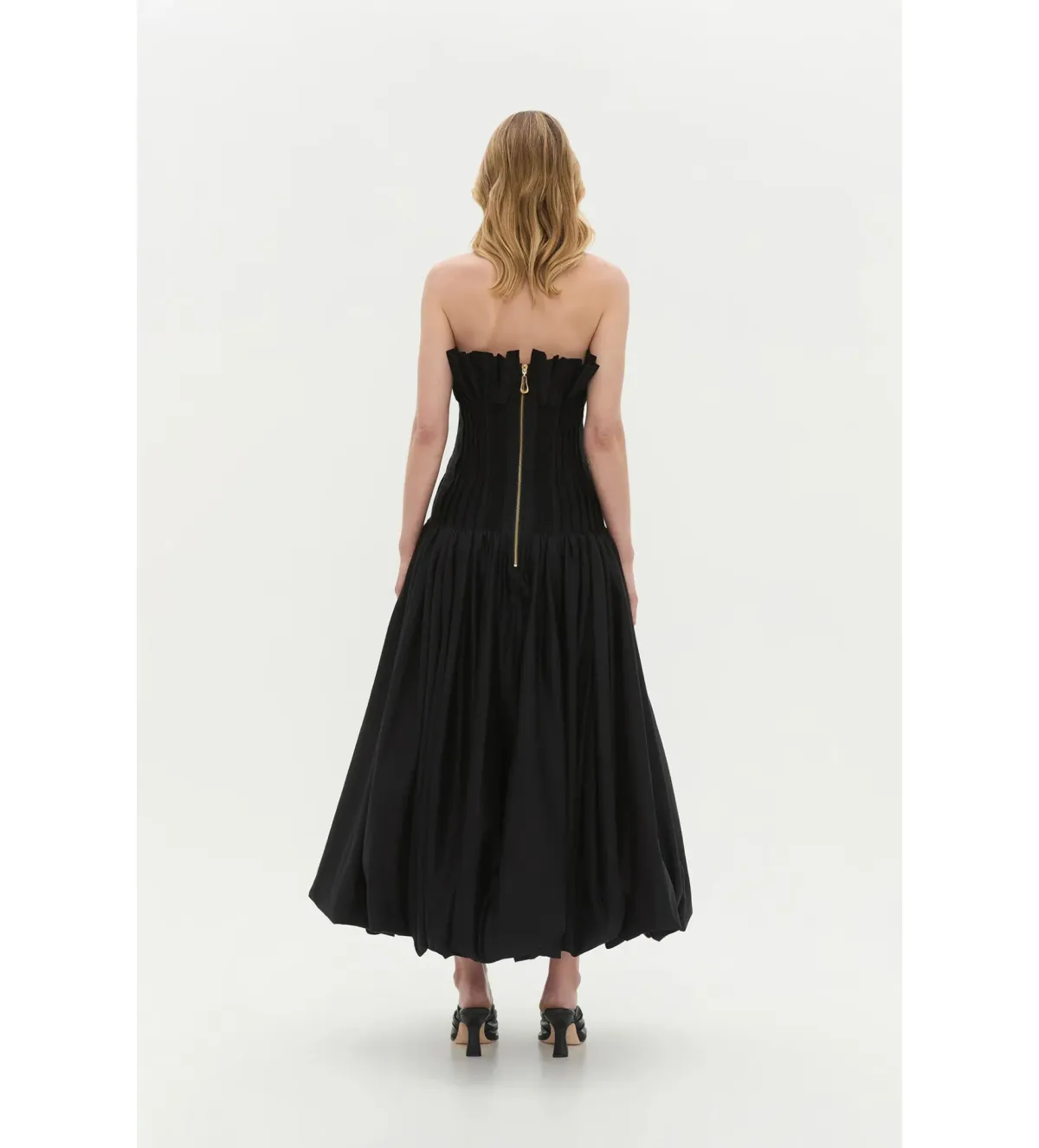 Aje Ivy Bubble Hem Gown in Black Size AU12 - Image 2