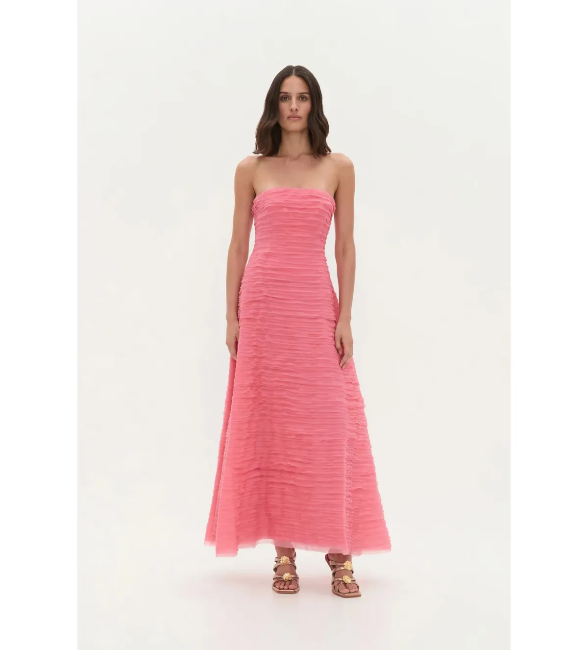 Aje Soundscape Maxi in Guava Pink Size AU 10 - Image 1