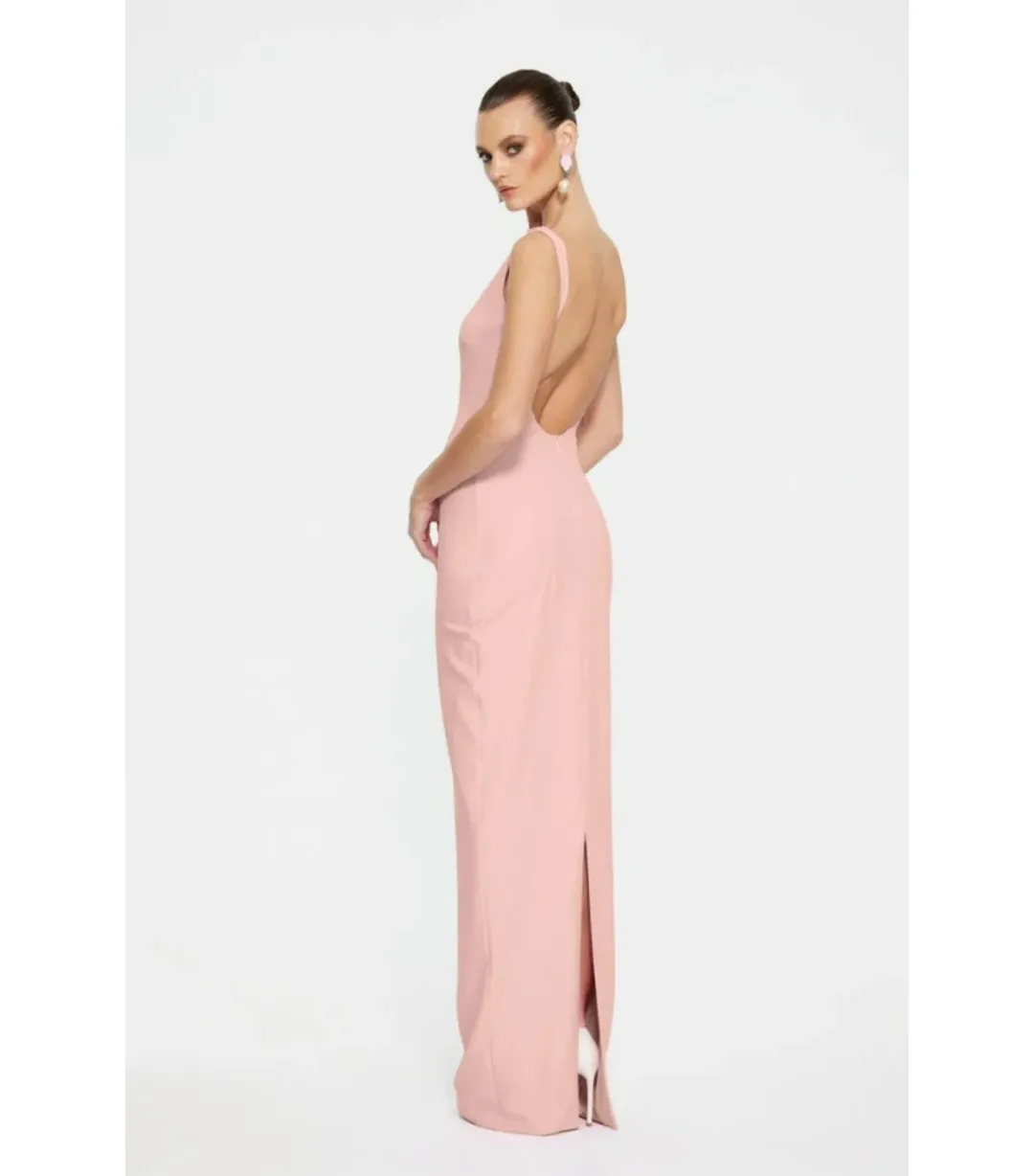 Effie Kats Verona Maxi Gown in Blush Size XS / AU 6 for rent on The Volte - main image