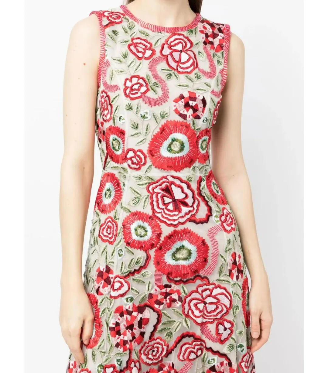 Rachel Gilbert Gigi Midi Dress Multi Size AU 12 for rent on The Volte - main image