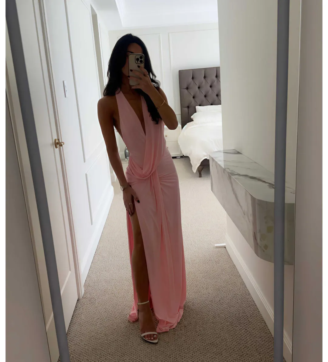 Natalie Rolt Winona Gown Blossom Pink Size 0 AU 6 for rent on The Volte - main image