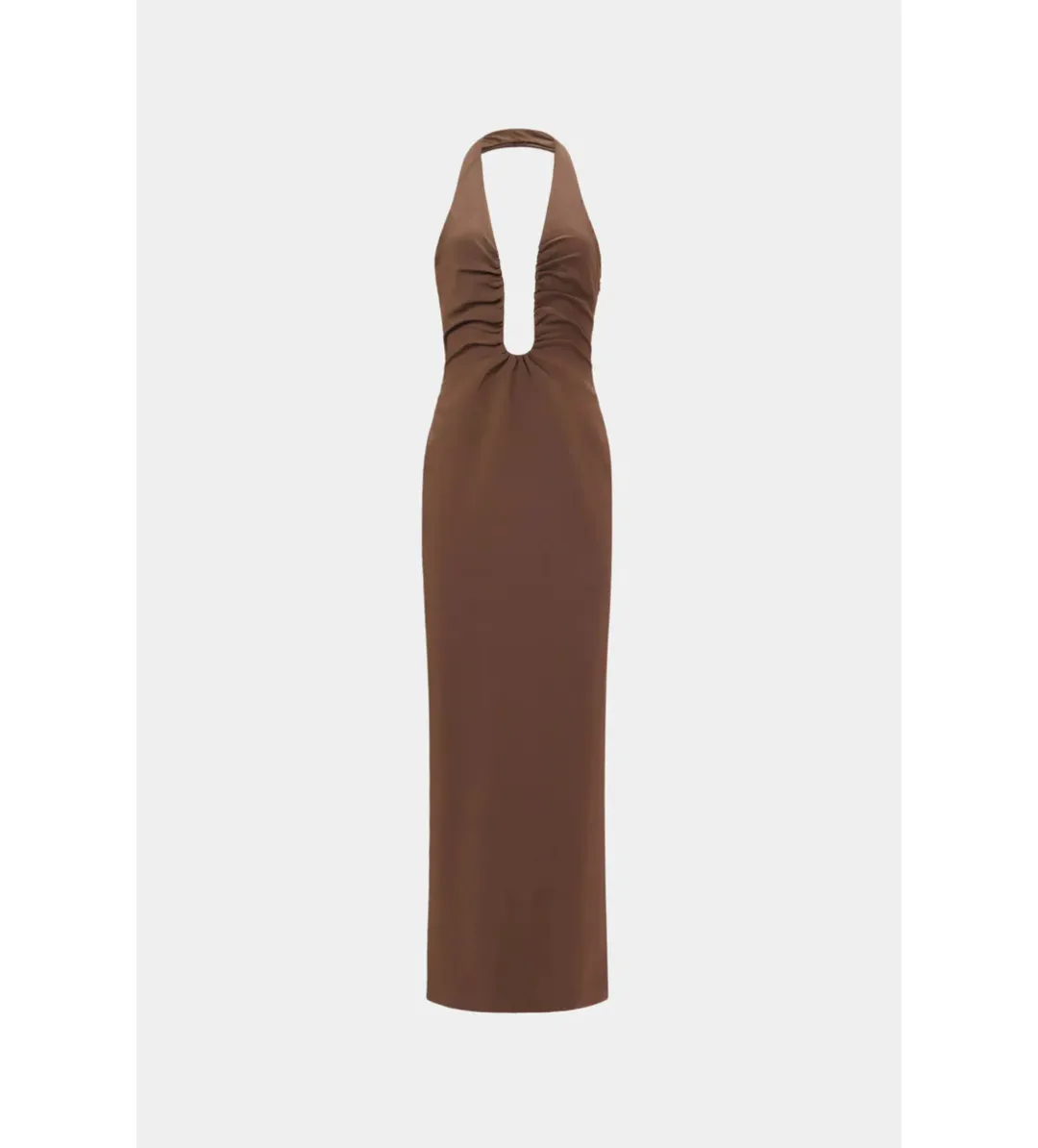 MISHA Alusia Maxi Dress Brown Size 8/S for rent on The Volte - main image