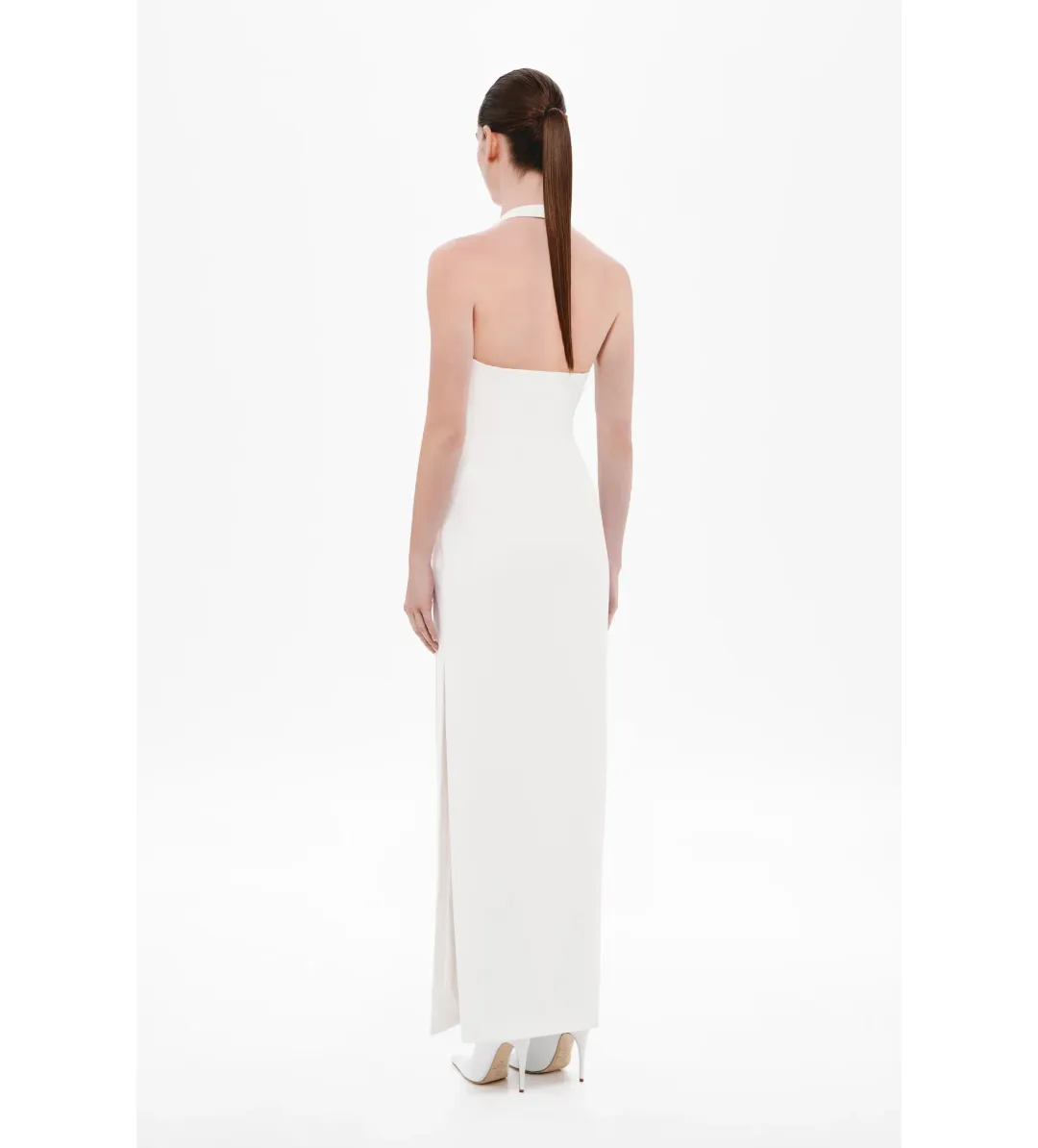 MISHA Alusia Maxi Dress Ivory Size 8/S for rent on The Volte - main image