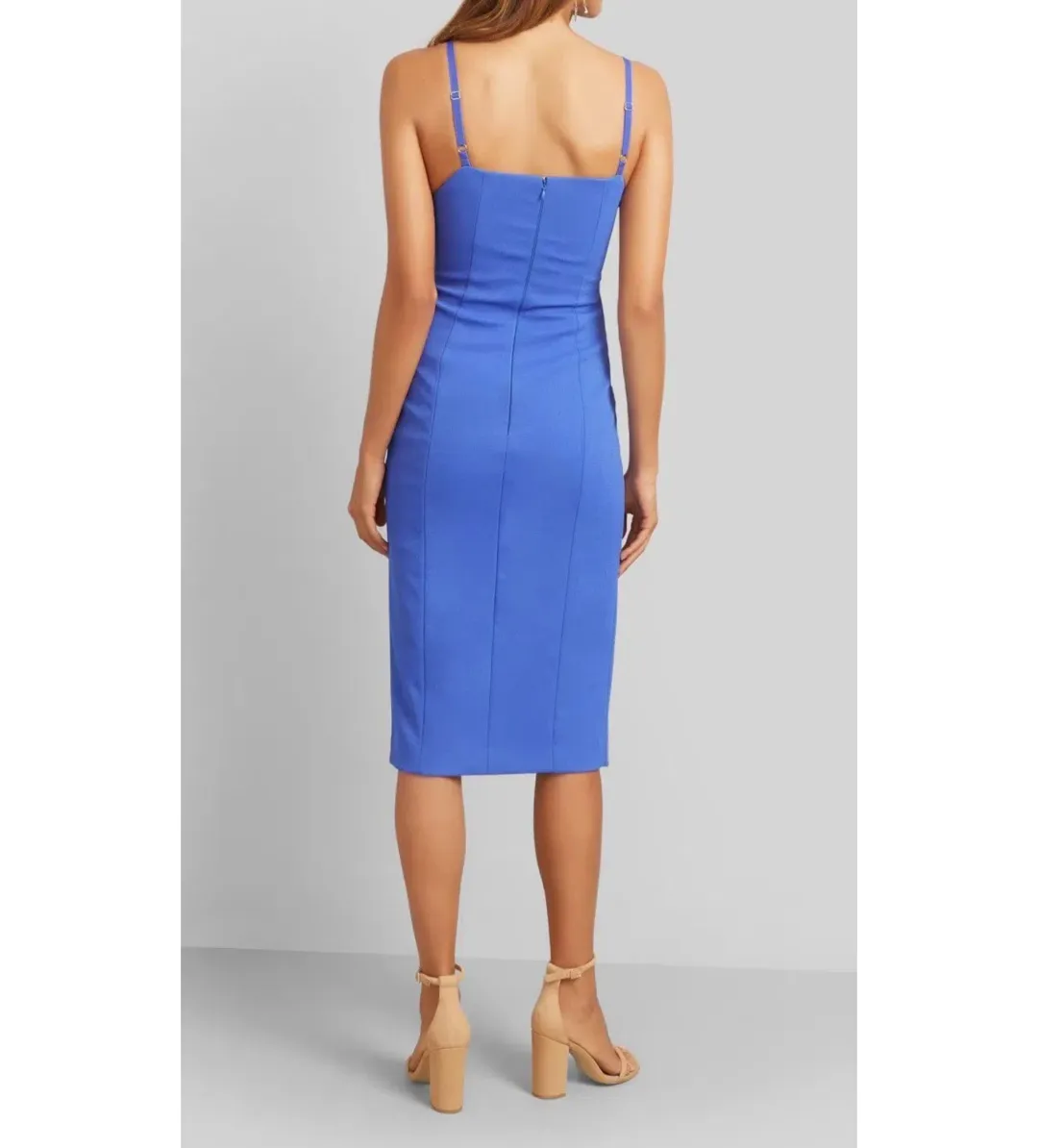 Kookai Oleema Midi Dress Blue Size 40 AU 12  for rent on The Volte - main image