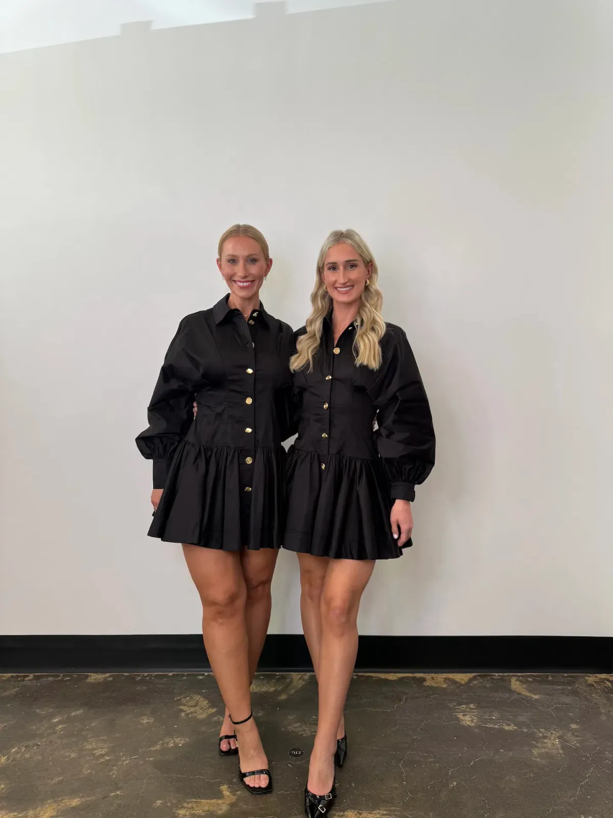 Aje Alexa Long Sleeve Mini Dress / Black / Size 6 - Image 2