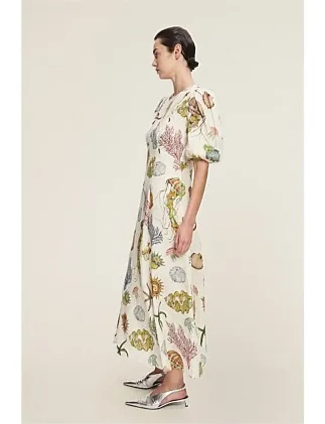 Alemais Sea Midi Dress Size 8 for rent on The Volte - main image