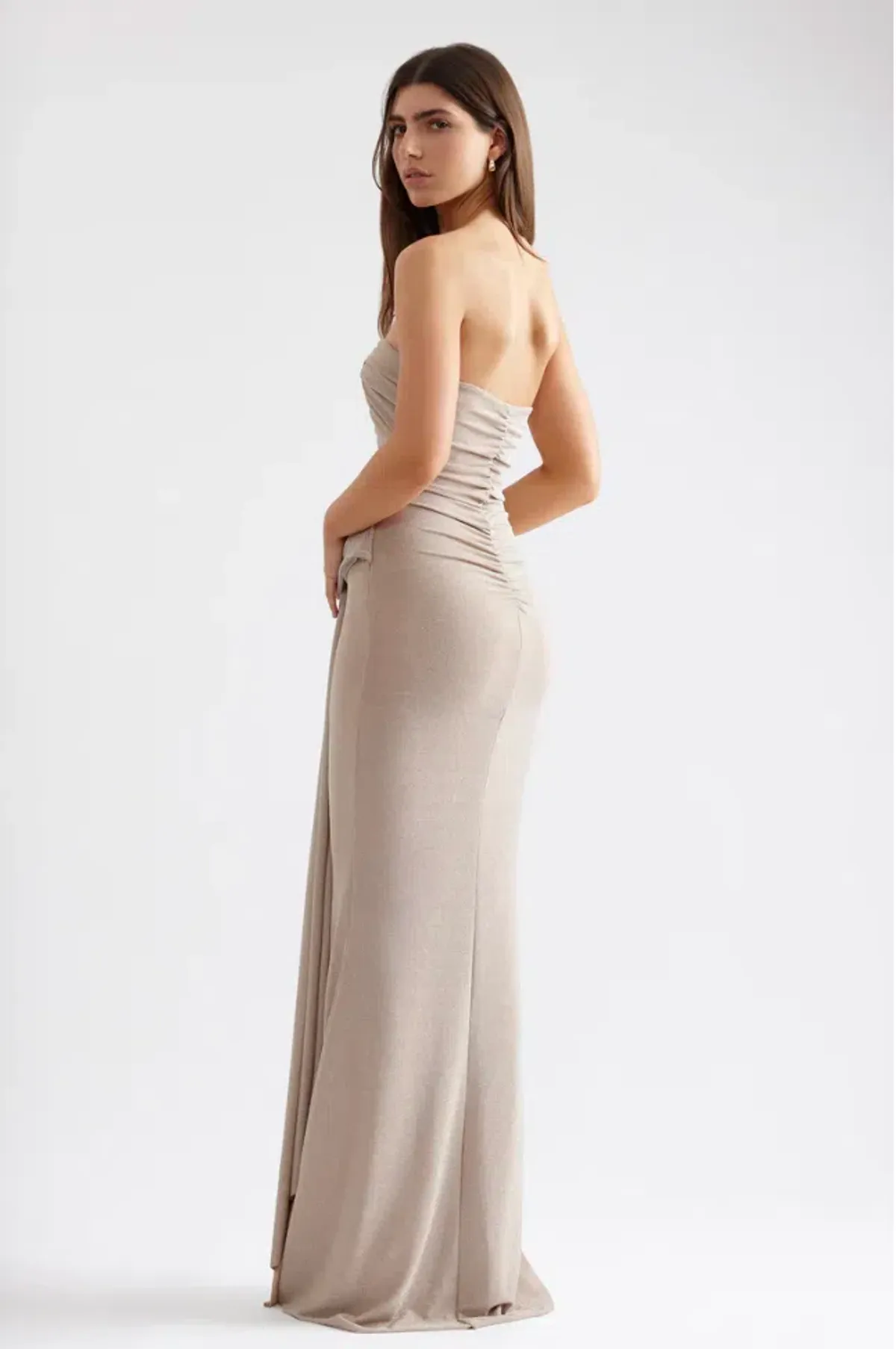 Studio Lexi, Tiffany Dress, Champagne, Size 8  - Image 3