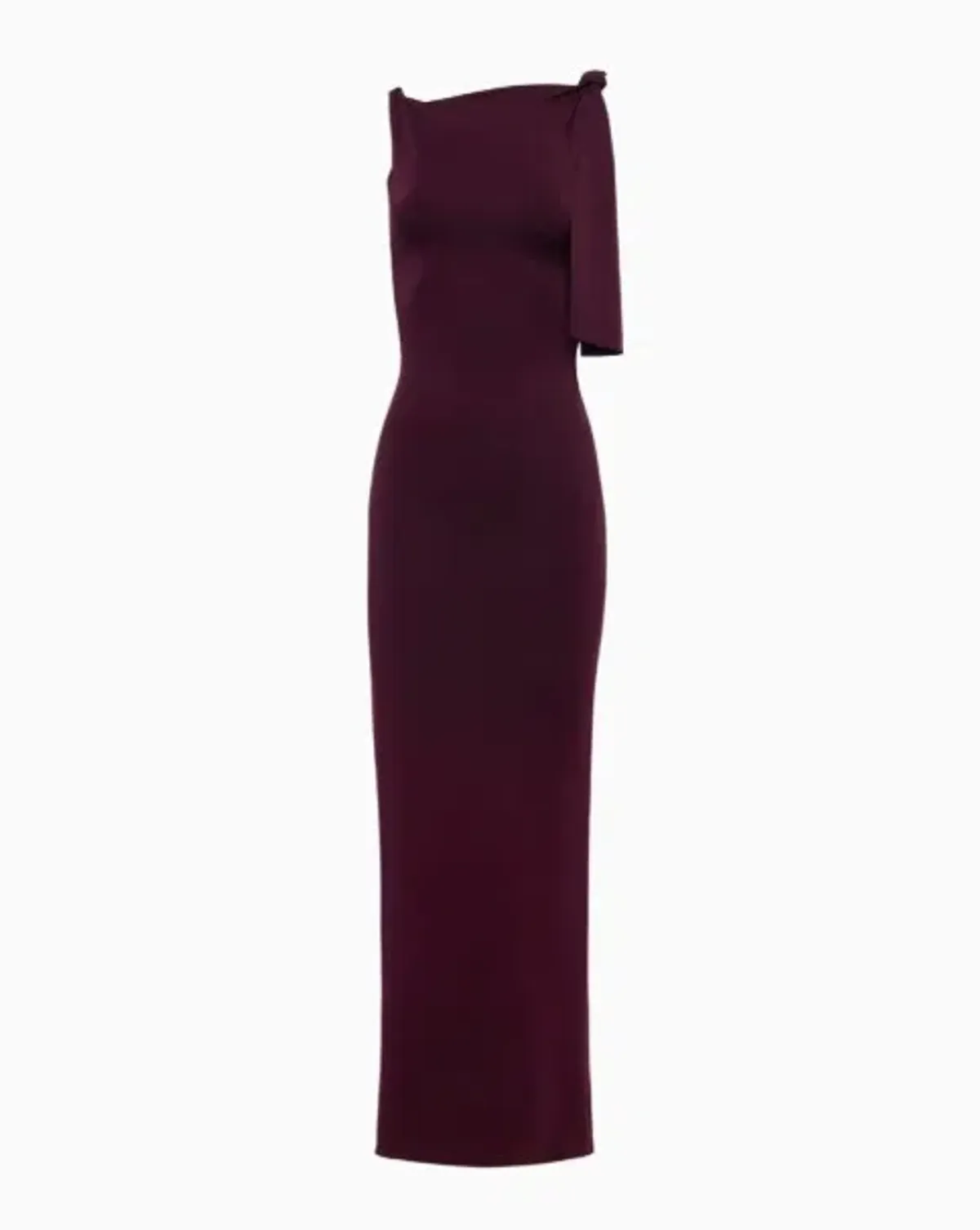 Sueded Stretch Knotted Maxi Dress - Image 1
