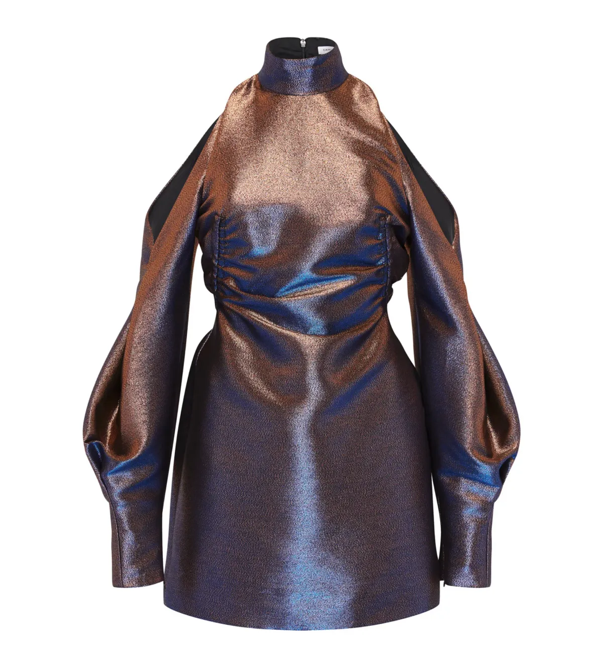 Camilla and Marc Bella Mini Dress in Metallic Cobalt Size 4 - Image 6