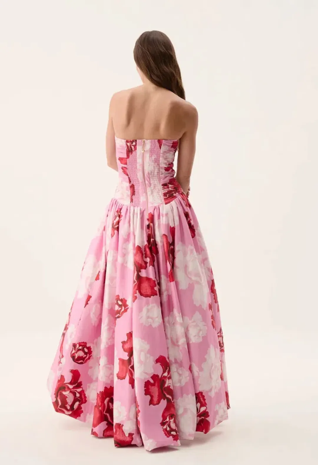 AJE Behold Maxi Dress in Pink Boldly Blooming Size 12 for rent on The Volte - main image