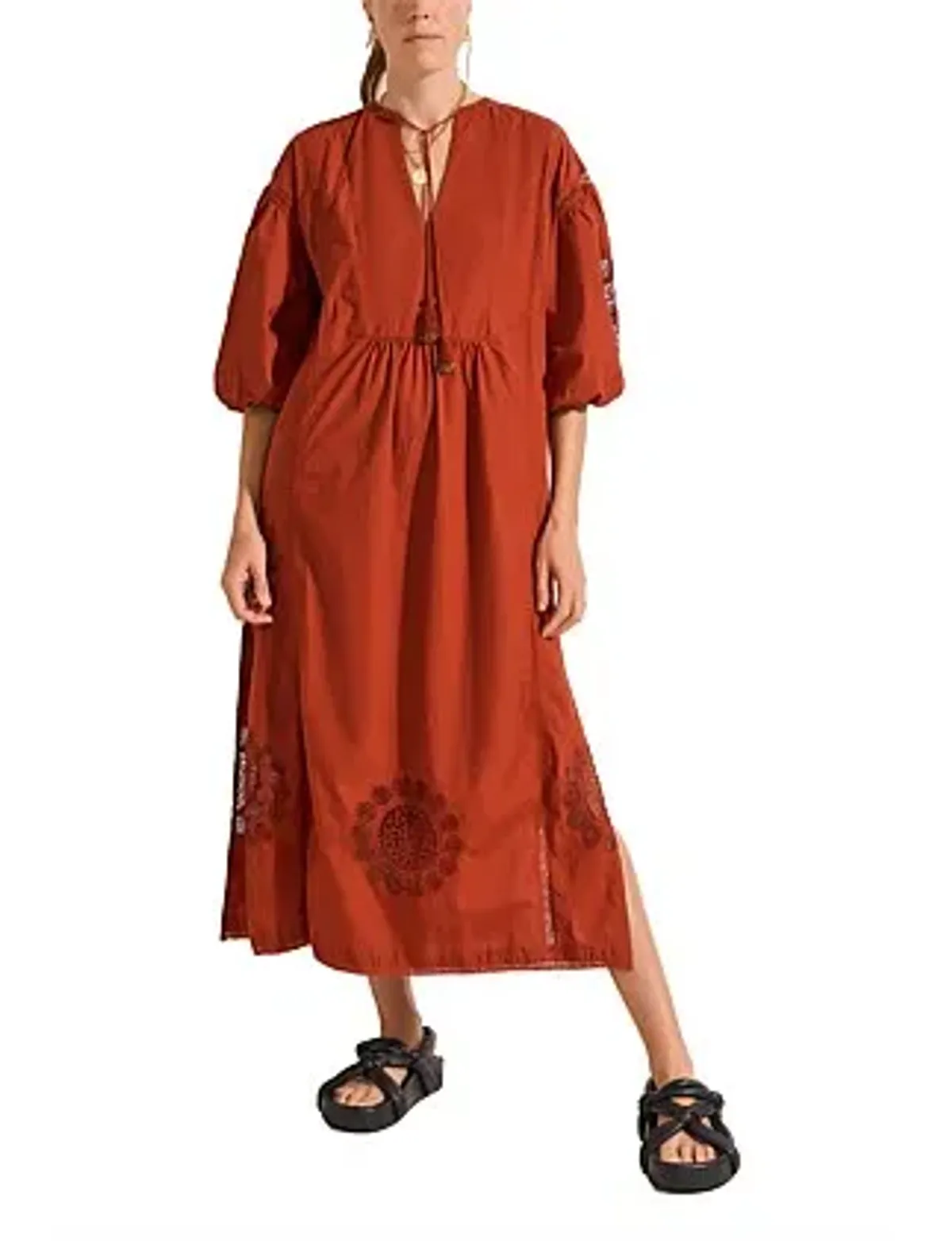 Ilio Nema Circe Dress Red Size S/Au 8 - Image 3