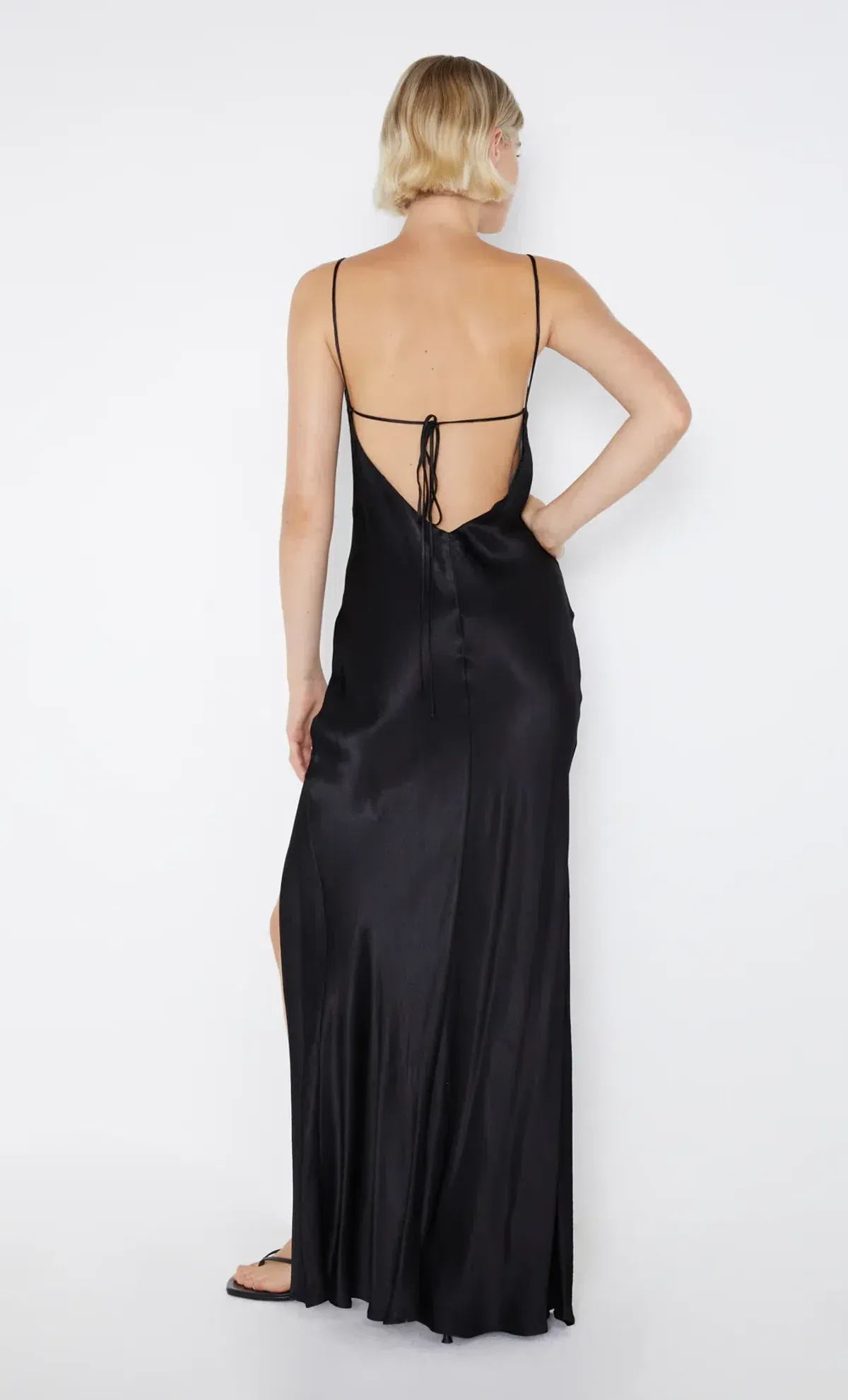 Bec & Bridge Ren Split Maxi Dress Black Size S / 8 - Image 3