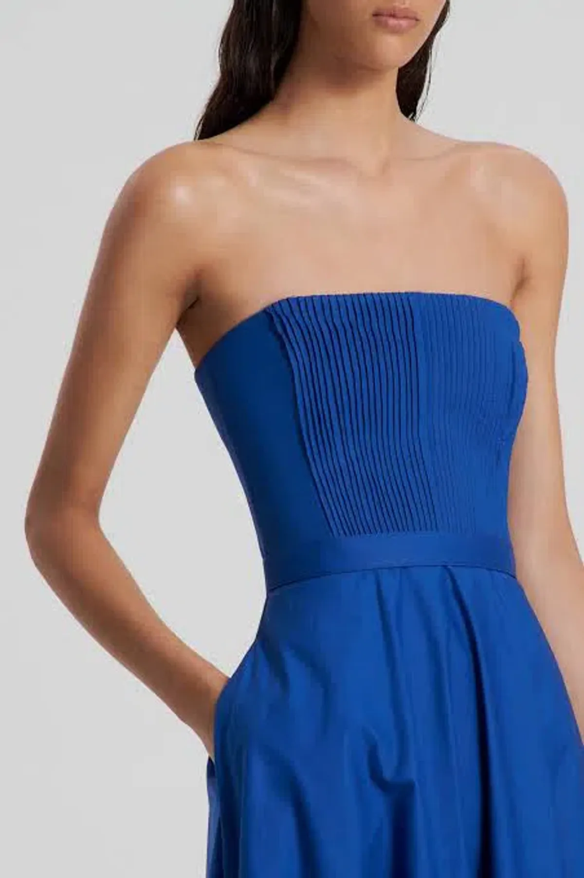 Scanlan Theodore Parachute Bustier Dress in Sapphire Size AU8 - Image 3